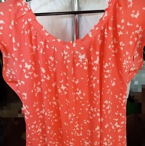 Women's blouse with small butterflies